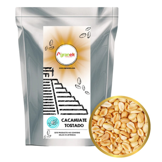 Cacahuate Natural Tostado Y Pelado 1kg