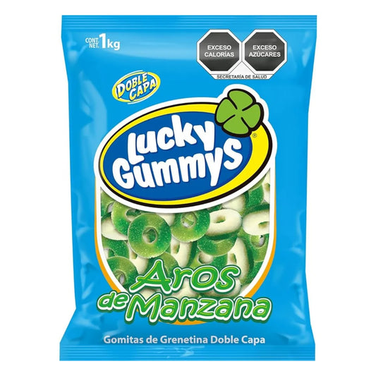 Aros de Manzana Lucky Gummys 1kg
