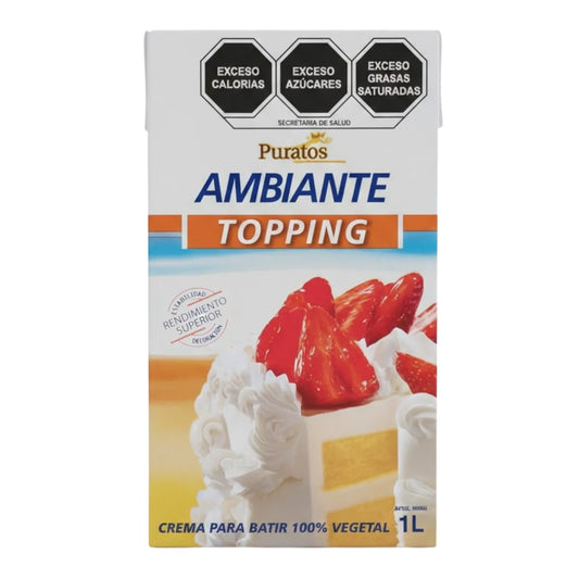 Crema Para Batir Ambiante Puratos 1lt - Diferentes Packs