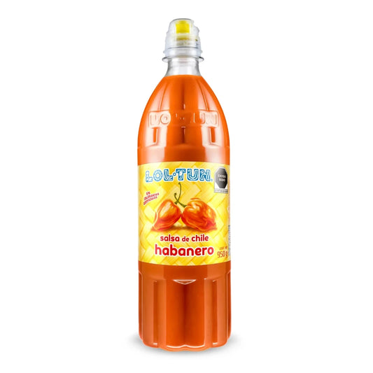 Salsa De Chile Habanero Roja Lol Tun 950gr
