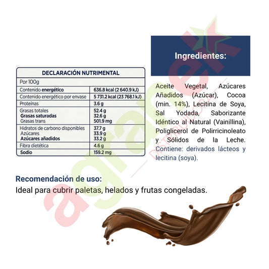 Cobertura Para Helados Alpezzi 900gr