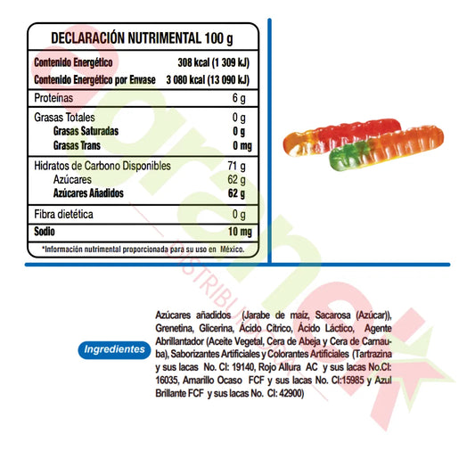 Orugas Lucky Gummys 1kg