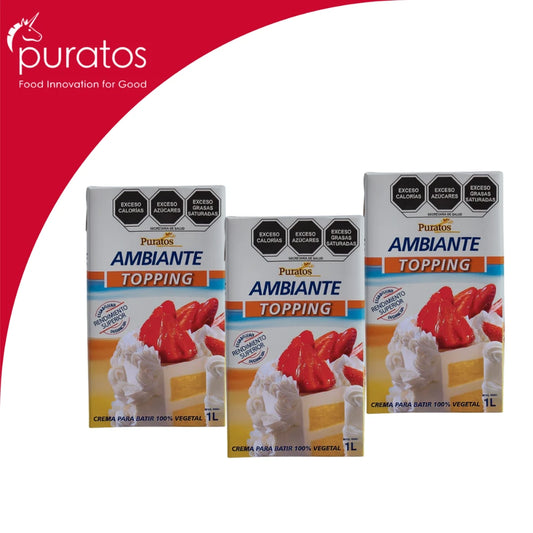 Crema Para Batir Ambiante Puratos 1lt - Diferentes Packs