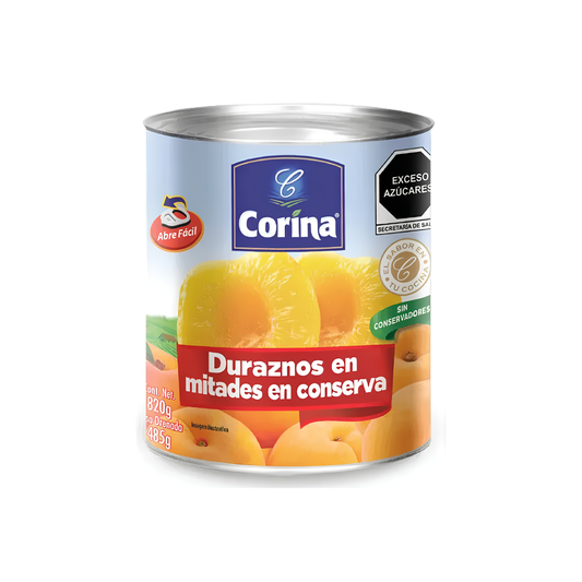 Duraznos Mitades Corina 820g