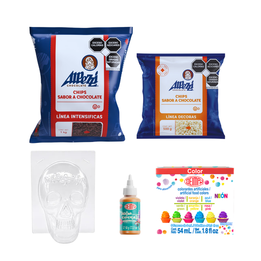 Kit de Calaveritas de Chocolate.