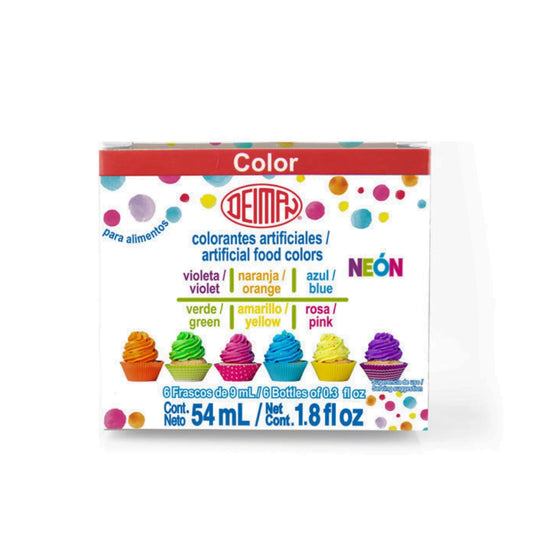 Cajilla Colorantes Neon Deiman