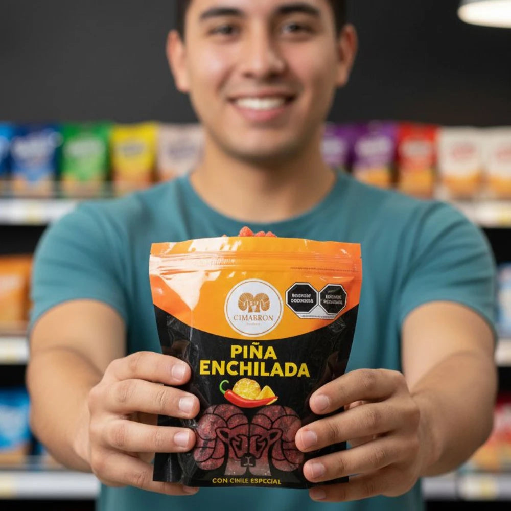 Piña Natural Enchilada Cimarron 500gr – AGRANEK
