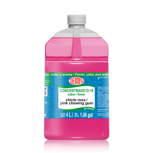 Concentrado Chicle Rosa Deiman D-15