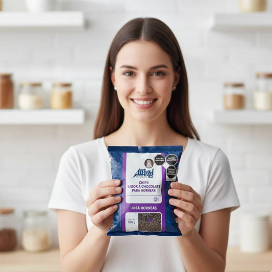 Chipas De Chocolate Horneables Bicolor Alpezzi 500g