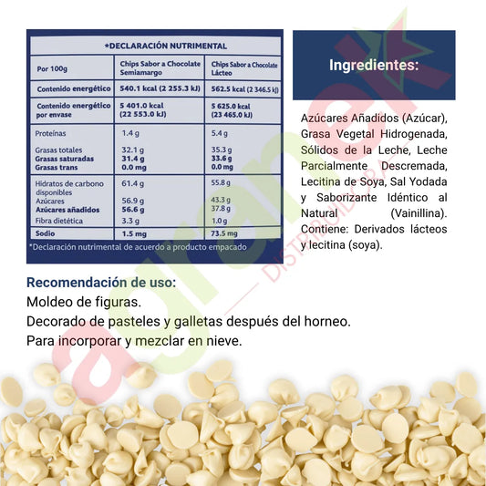 Chispas Alpezzi Blancas 500g