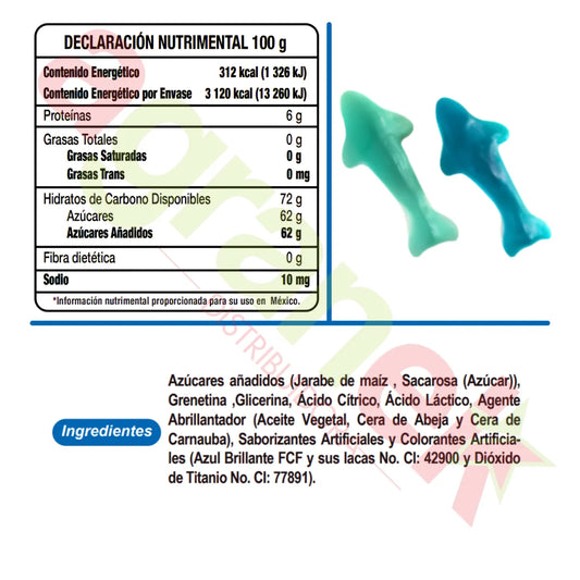Tiburones Lucky Gummys 1kg