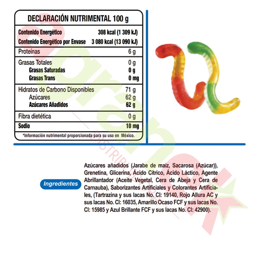 Lombrices Lucky Gummys 1kg