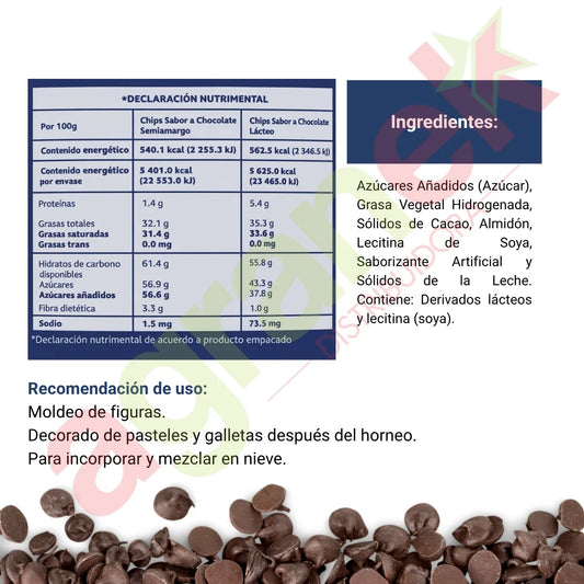 Chispas Alpezzi Semi Amargo 1kg