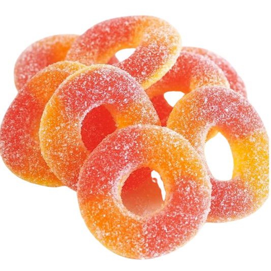 Aros de Durazno Lucky Gummys 1kg