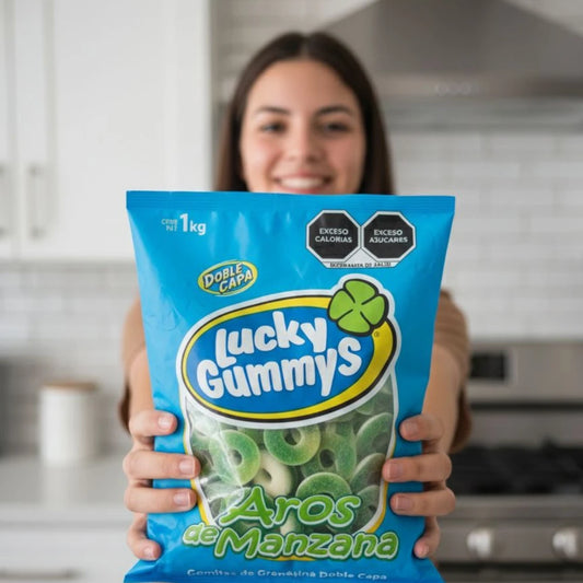 Aros de Manzana Lucky Gummys 1kg