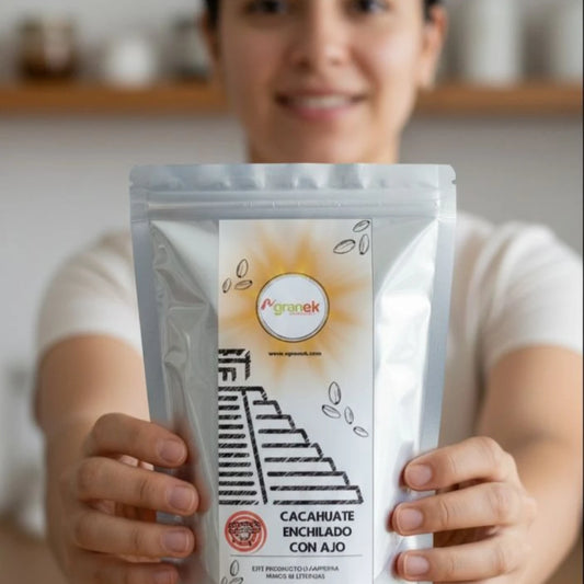 Cacahuate Español Enchilado Con Ajo 1kg