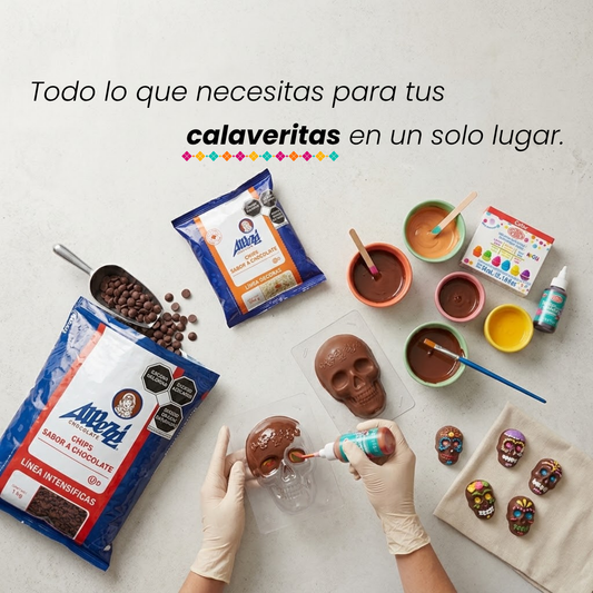 Kit de Calaveritas de Chocolate.