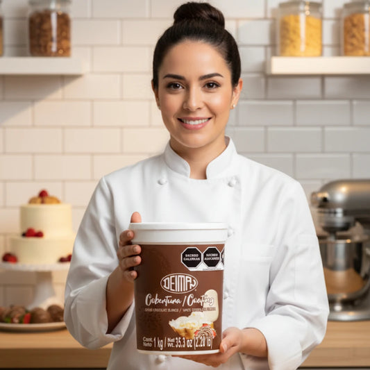Cobertura Para Helados Chocolate Blanco Deiman 1kg